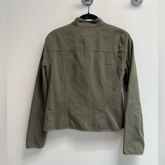 GEOFFREY BEENE Sport Women’s Hunter Green Long Sleeve Jacket - Size 4 - Picture 2 of 7